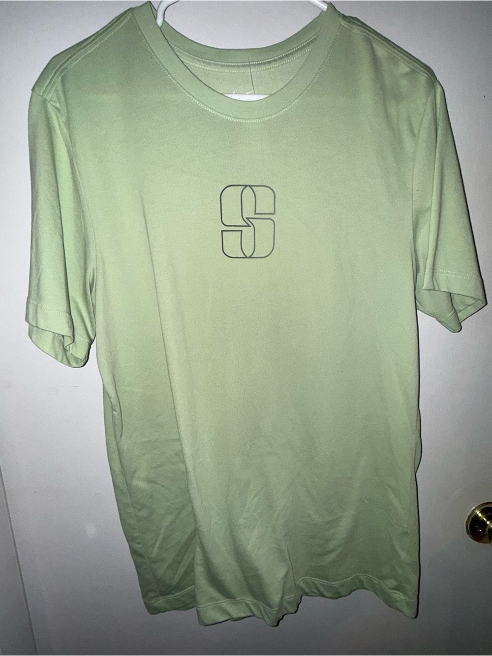 Nike Light Green Short Sleeve Sabrina Ionescu  NY Liberty WNBA Logo Tee